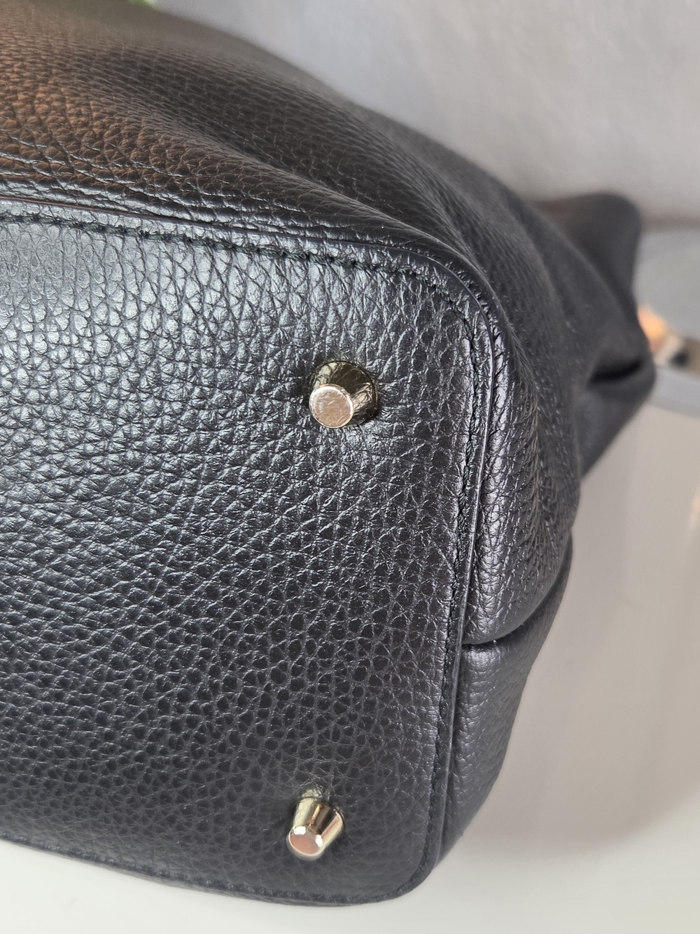 Furla Black Leather Chain-Handle Tote - Picture 7 of 16